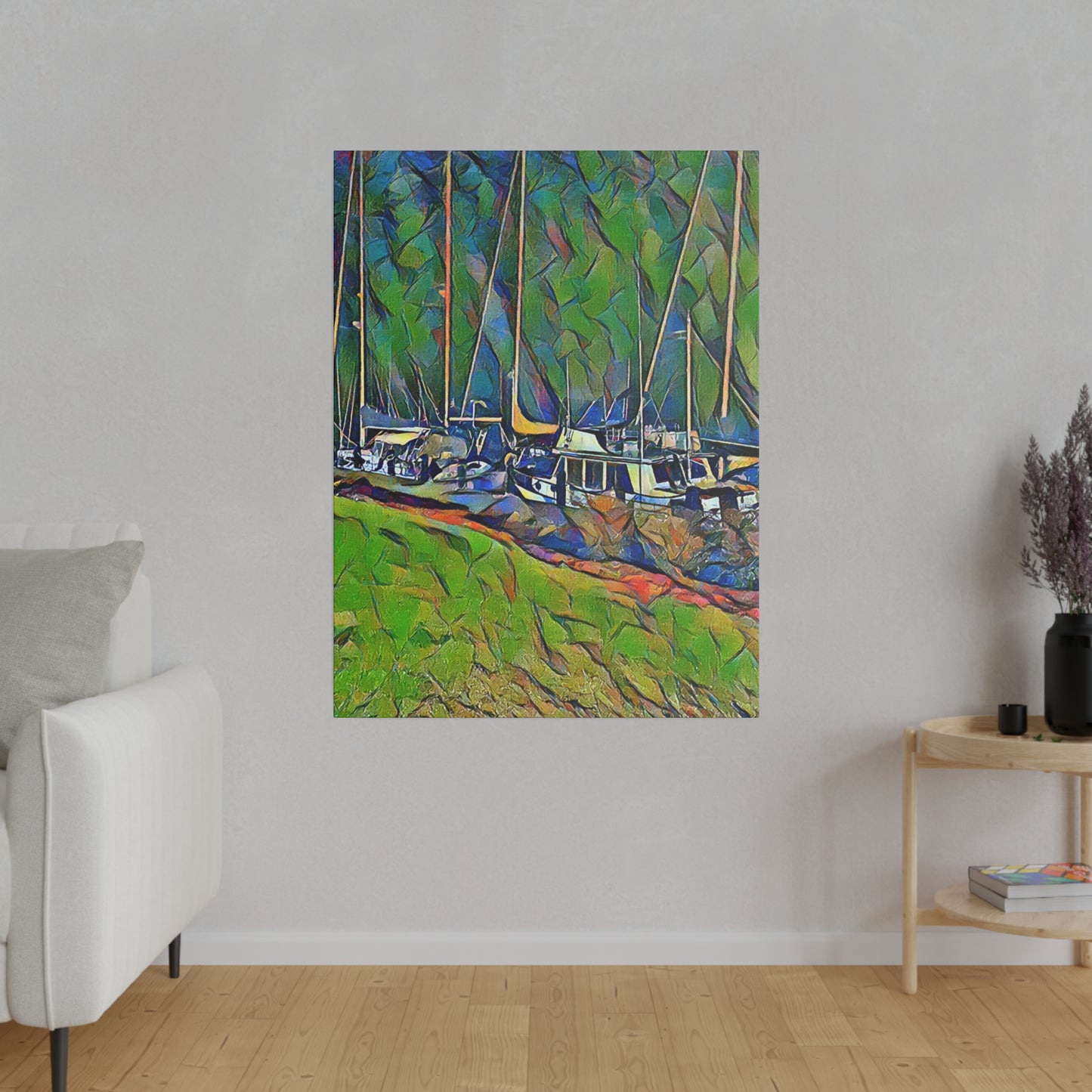 Intriguing Vistas™ Nautical Series Matte Canvas Print in 12 Portrait Sizes!!