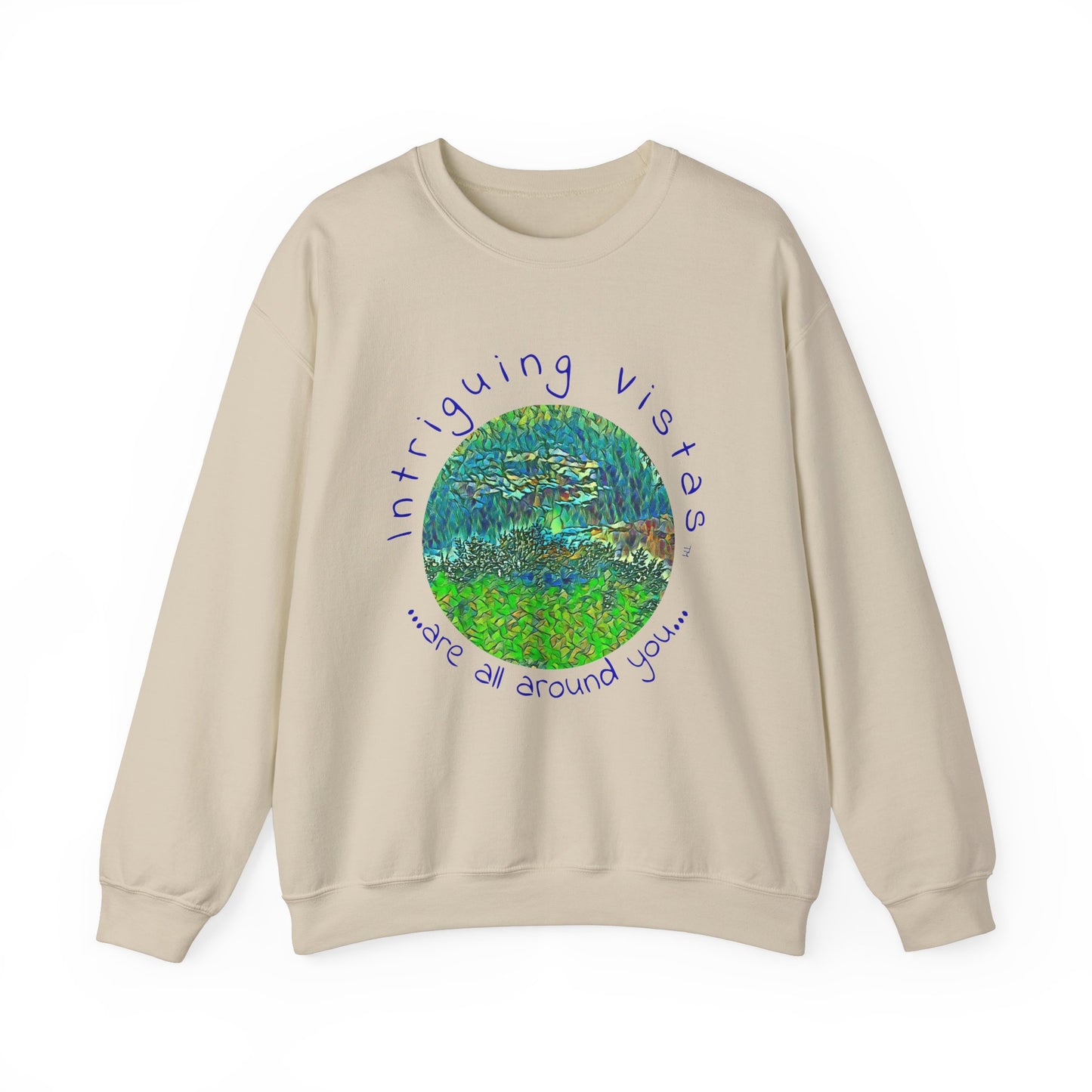 Gildan 18000 Unisex Adult Heavy Blend Crewneck Sweatshirt from the Night Sky Series at Intriguing Vistas