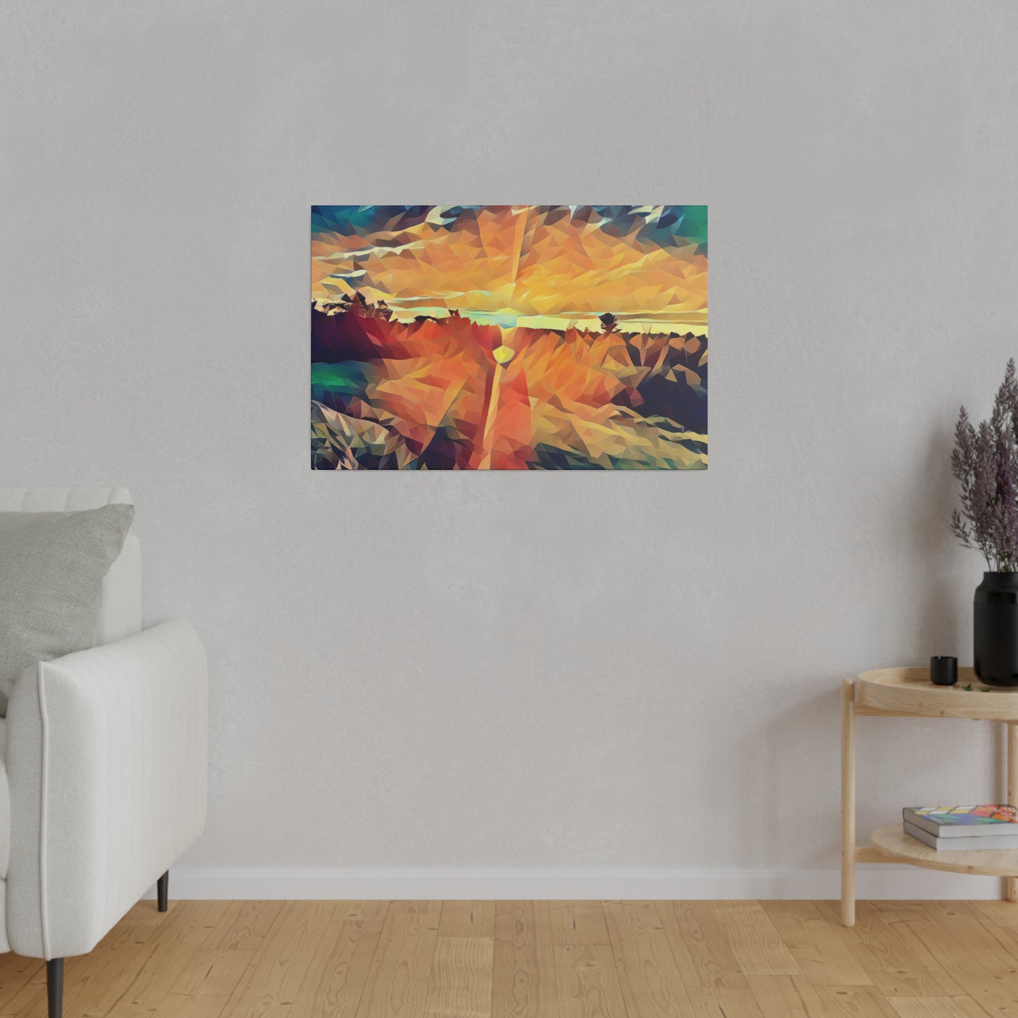 Canvas Art Print in Multiple Landscape Sizes from the Sunset Series at Intriguing Vistas