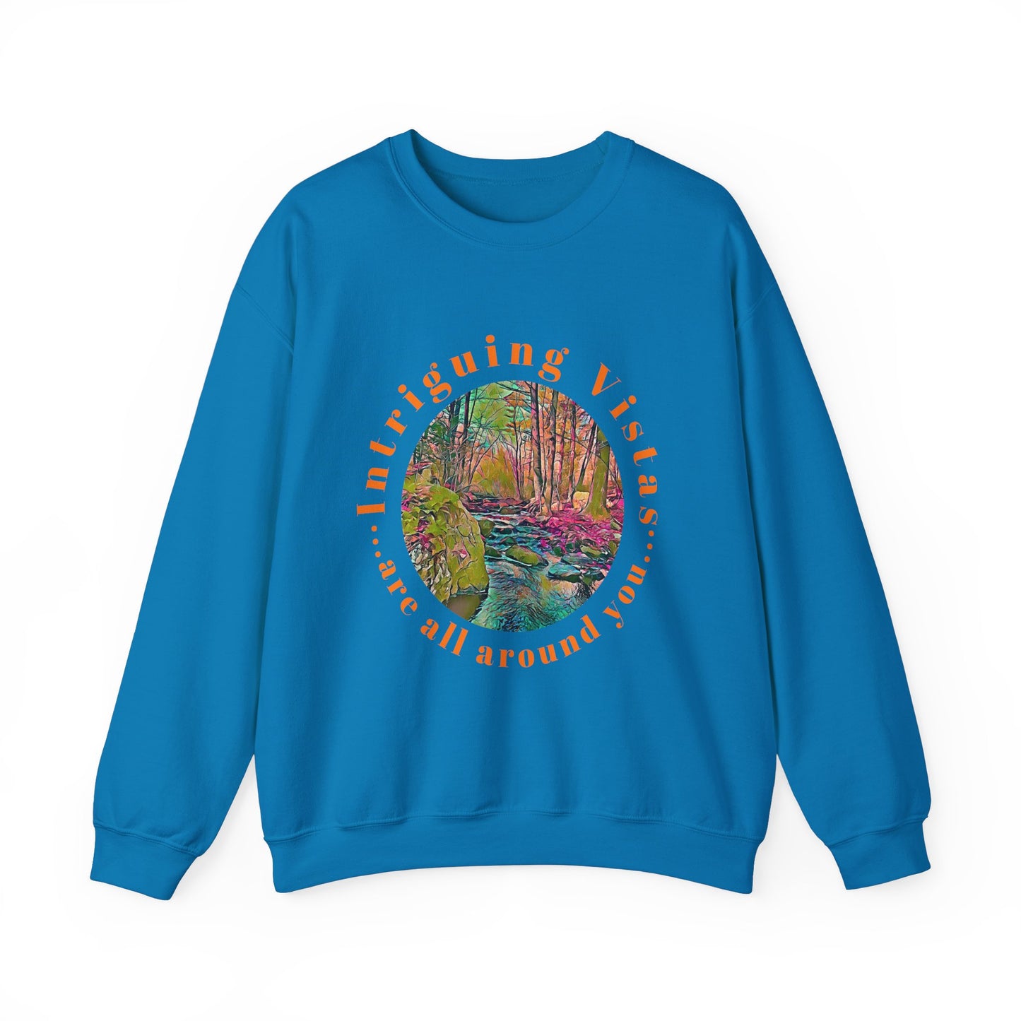 Gildan 18000 Unisex Adult Heavy Blend Crewneck Sweatshirt Available in Multiple Colors from the Scenery Series at Intriguing Vistas