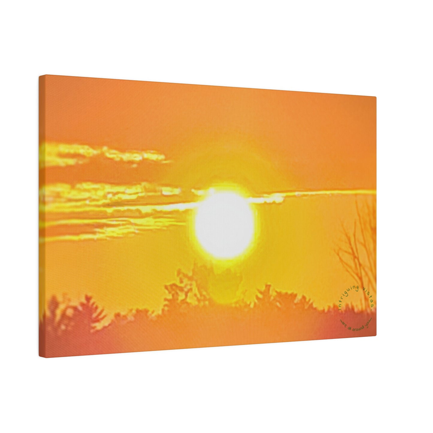 Intriguing Vistas™ Sunset Series Matte Canvas Print in 12 Landscape Sizes!!