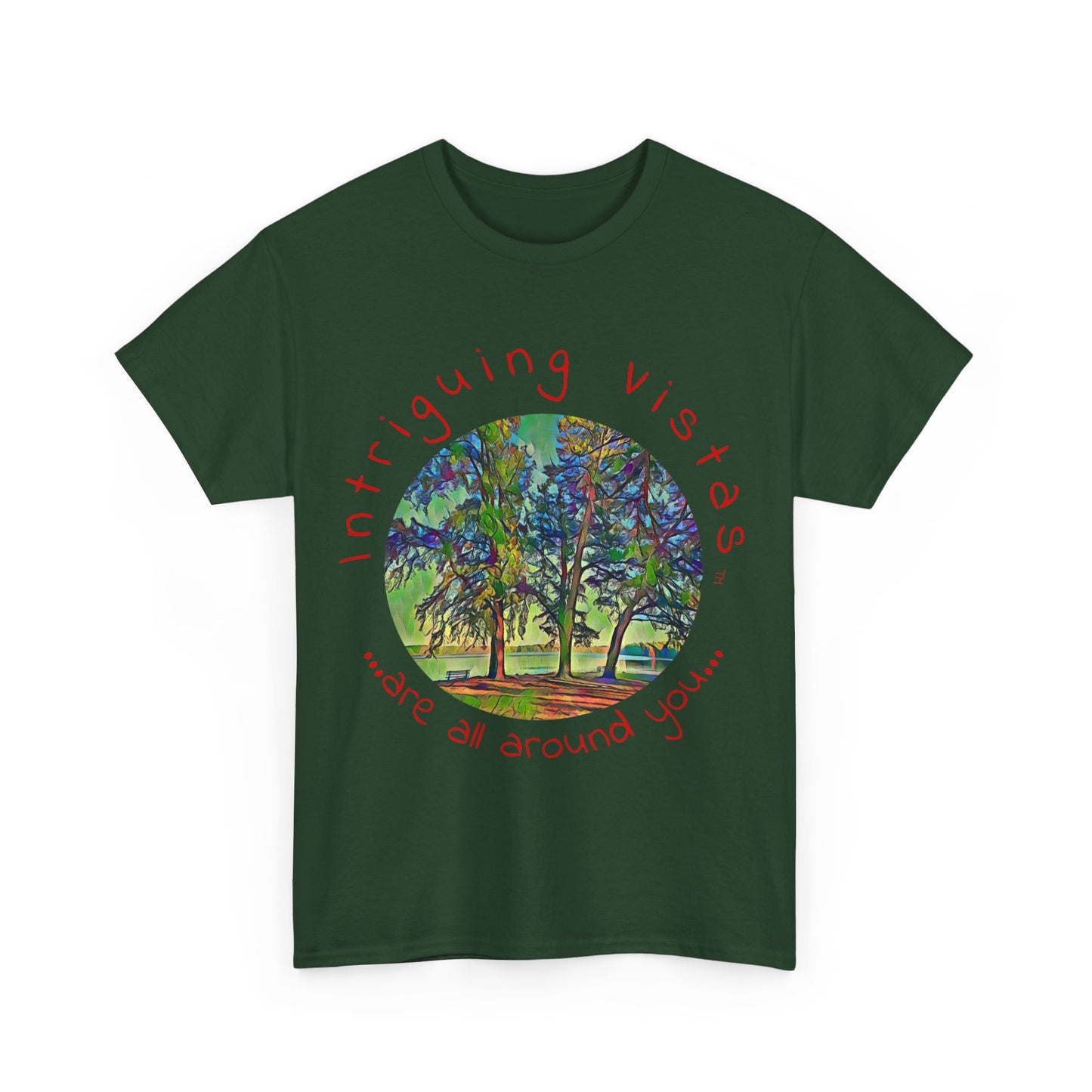 Intriguing Vistas™ Scenery Series Unisex Heavy Cotton Tee