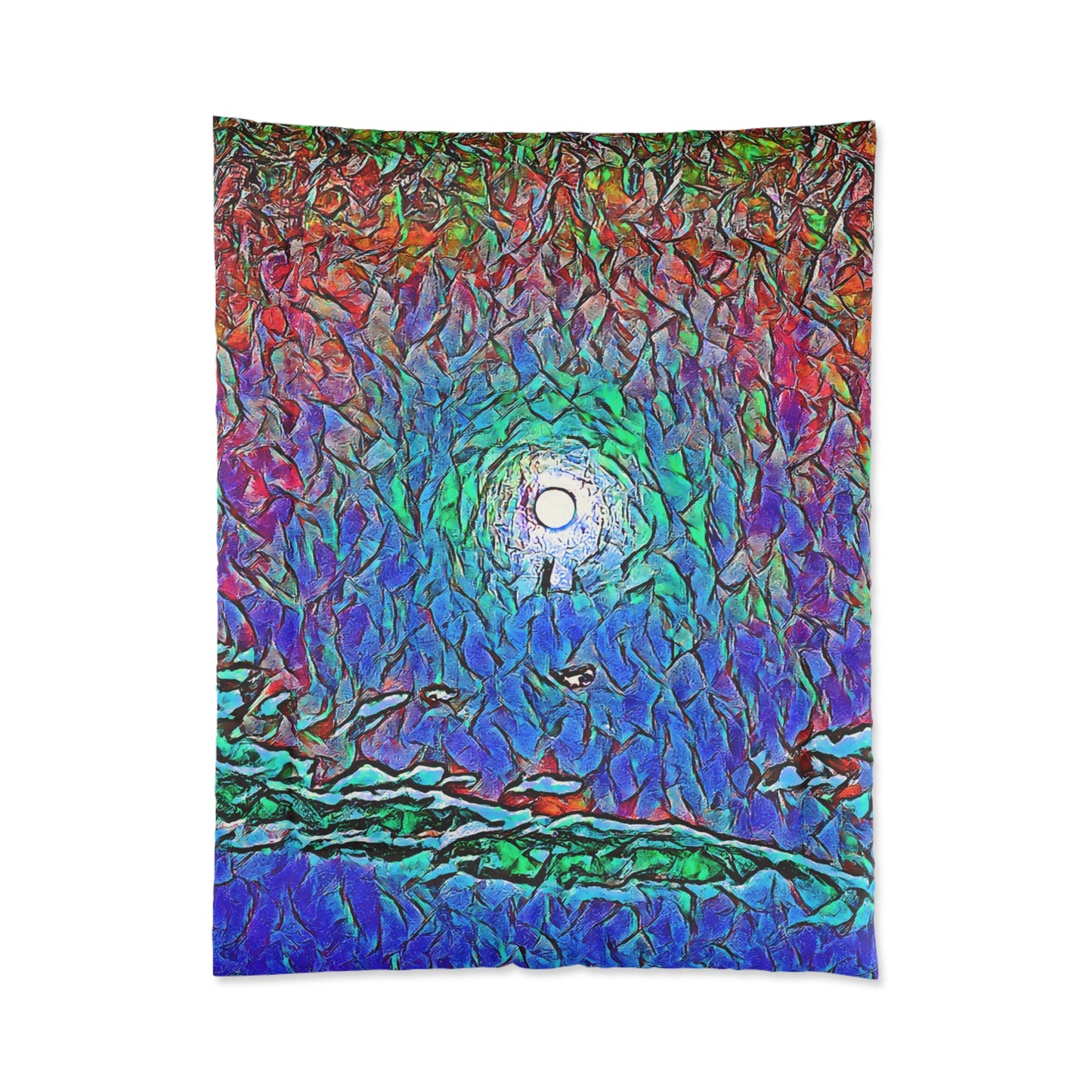 Custom Comforter Available in Four Sizes From The Night Sky Series at Intriguing Vistas