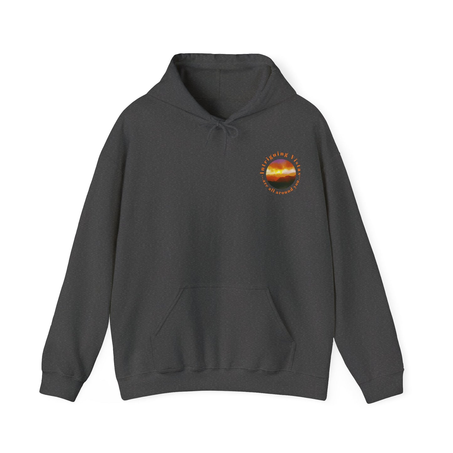 Gildan 18500 Unisex Adult Heavy Blend Crewneck Hooded Sweatshirt from the Sunset Series at Intriguing Vistas