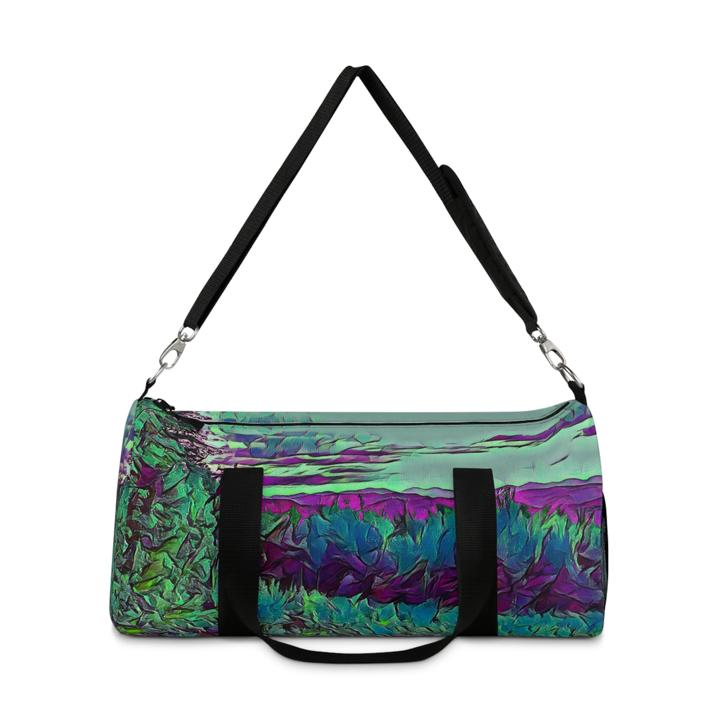 Custom Duffel Bag available in two sizes from the Scenery Series at Intriguing Vistas