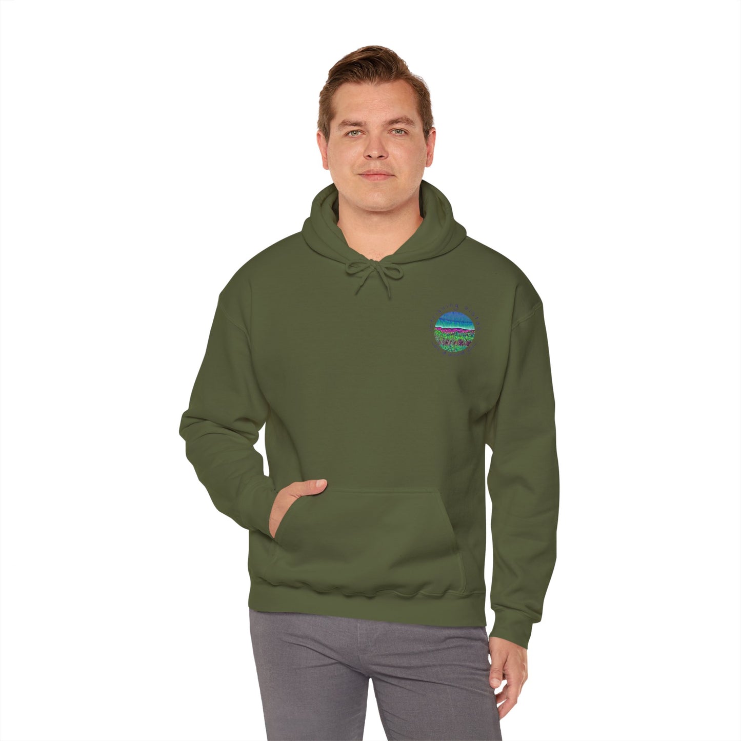 Intriguing Vistas™ Scenery Series Unisex Heavy Blend™ Hooded Sweatshirt