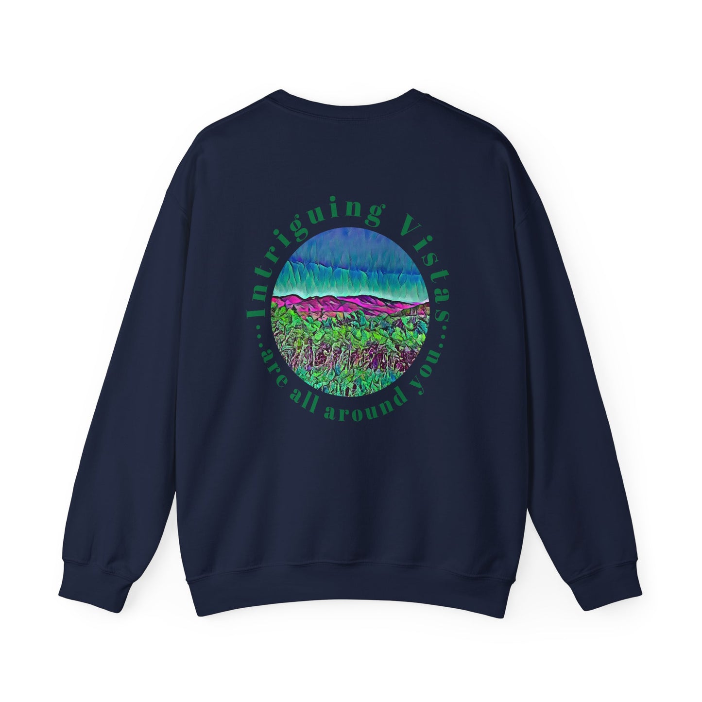 Gildan 18000 Unisex Adult Heavy Blend Crewneck Sweatshirt Available in Multiple Colors from the Scenery Series at Intriguing Vistas