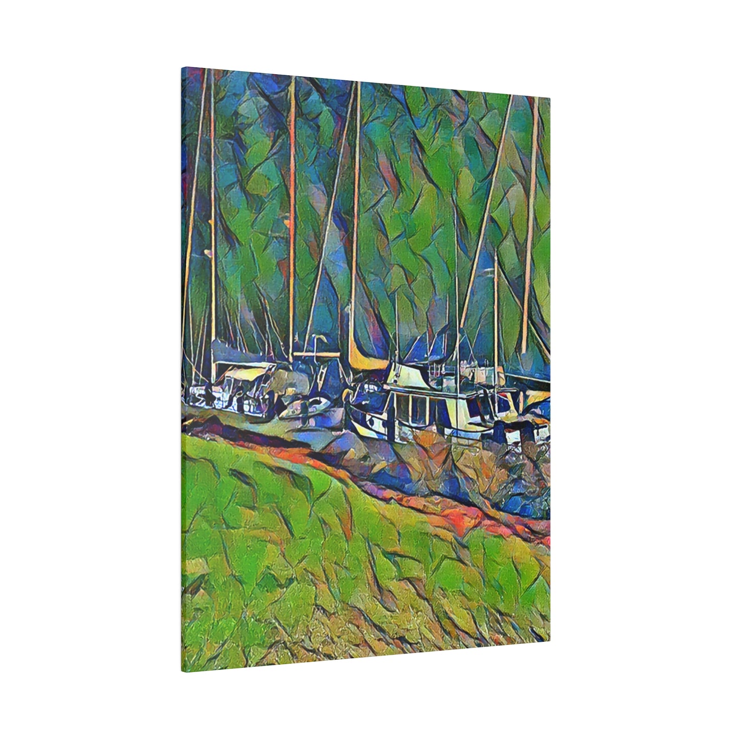 Intriguing Vistas™ Nautical Series Matte Canvas Print in 12 Portrait Sizes!!