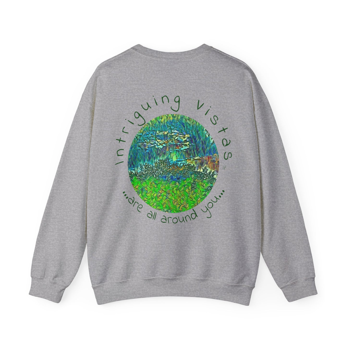 Intriguing Vistas™ Night Sky Series Unisex Heavy Blend™ Crewneck Sweatshirt in 7 colors!!