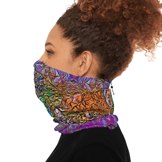 Custom Unisex Adult Winter Neck Gaiter With Drawstring From The Night Sky Series At Intriguing Vistas