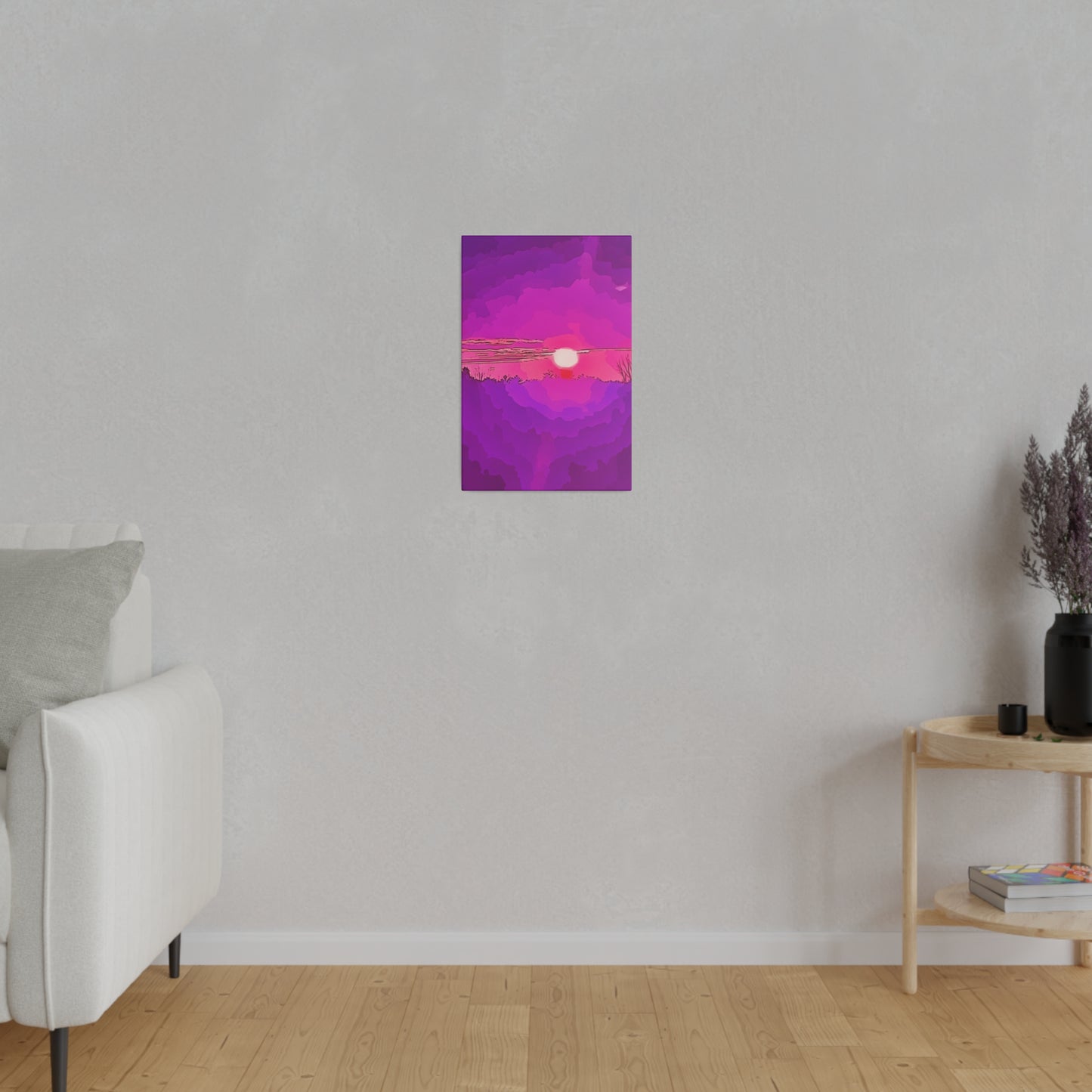 Canvas Print in Multiple Portrait Sizes from the Sunset Series at Intriguing Vistas