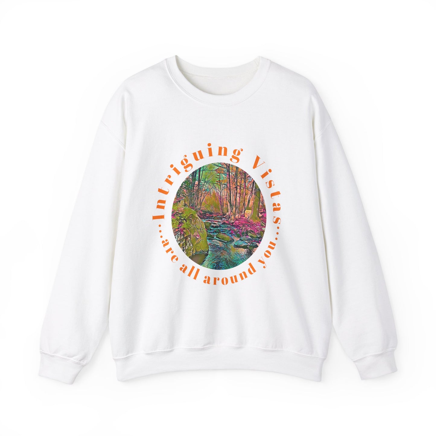 Gildan 18000 Unisex Adult Heavy Blend Crewneck Sweatshirt Available in Multiple Colors from the Scenery Series at Intriguing Vistas