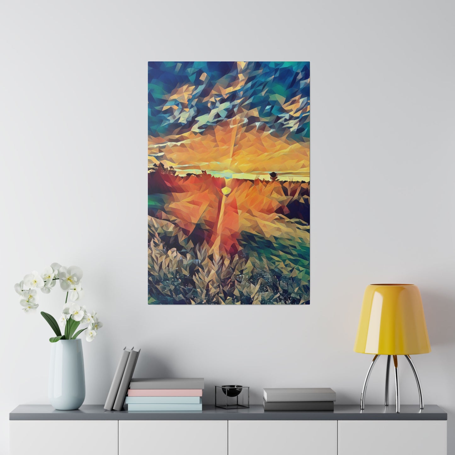 Canvas Print in Multiple Portrait Sizes from the Sunset Series at Intriguing Vistas