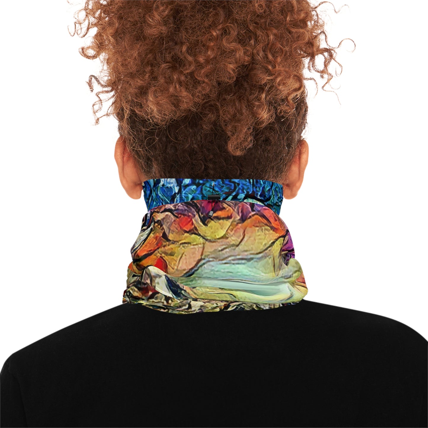 Custom Unisex Adult Winter Neck Gaiter With Drawstring From The Night Sky Series At Intriguing Vistas