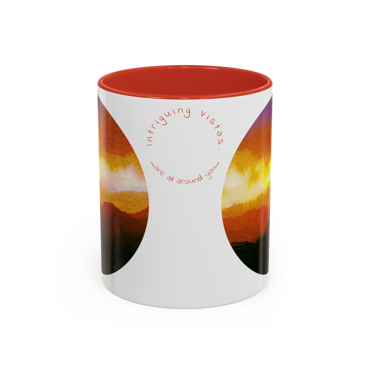 Intriguing Vistas™ Sunset Series Accent Coffee Mug, 11oz