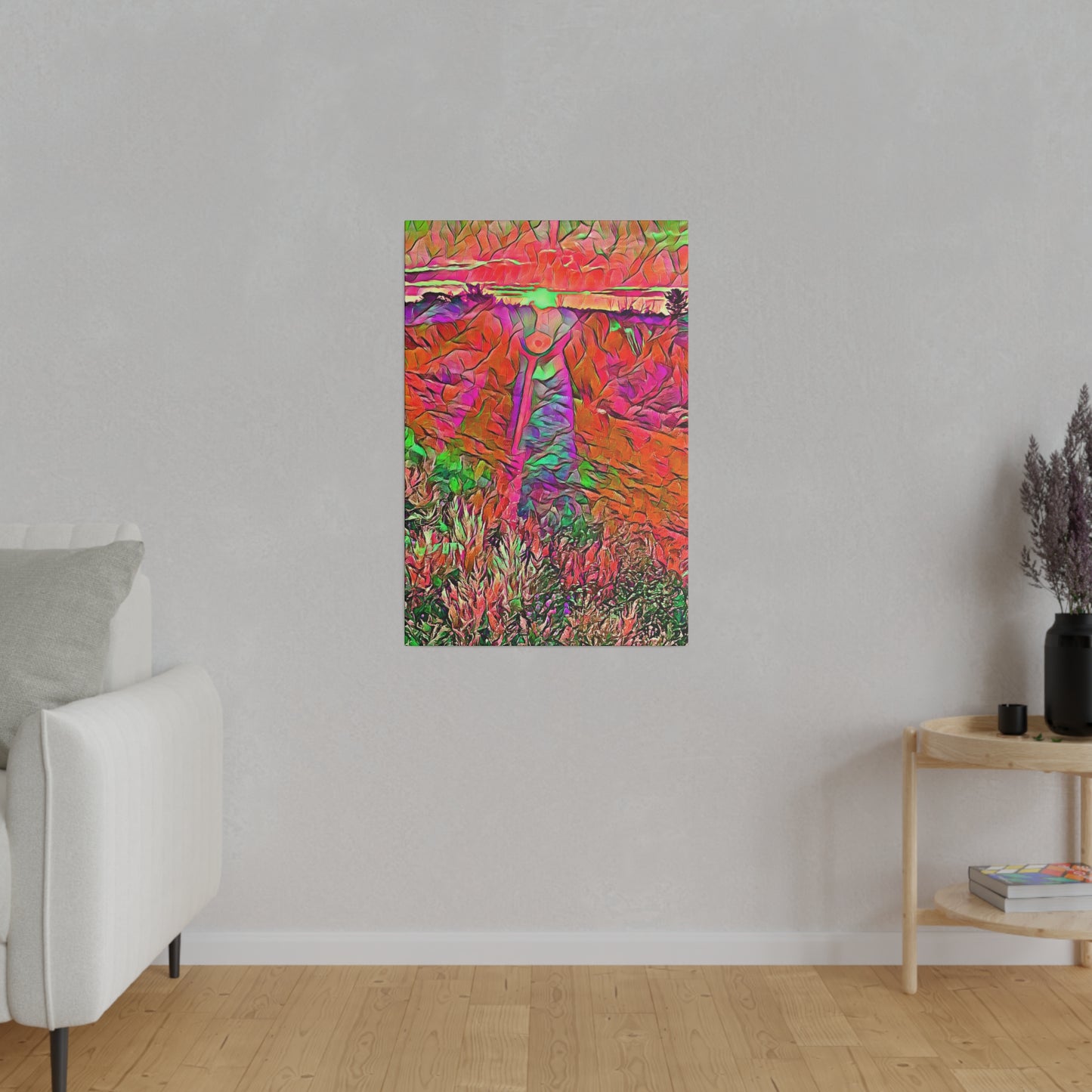 Canvas Print in Multiple Portrait Sizes from the Sunset Series at Intriguing Vistas