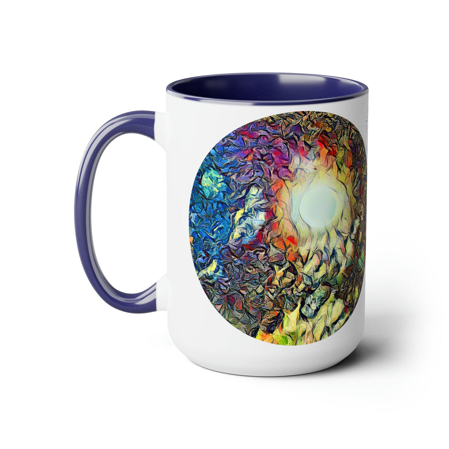 Intriguing Vistas™ Night Sky Series Two-Tone Coffee Mugs, 15oz