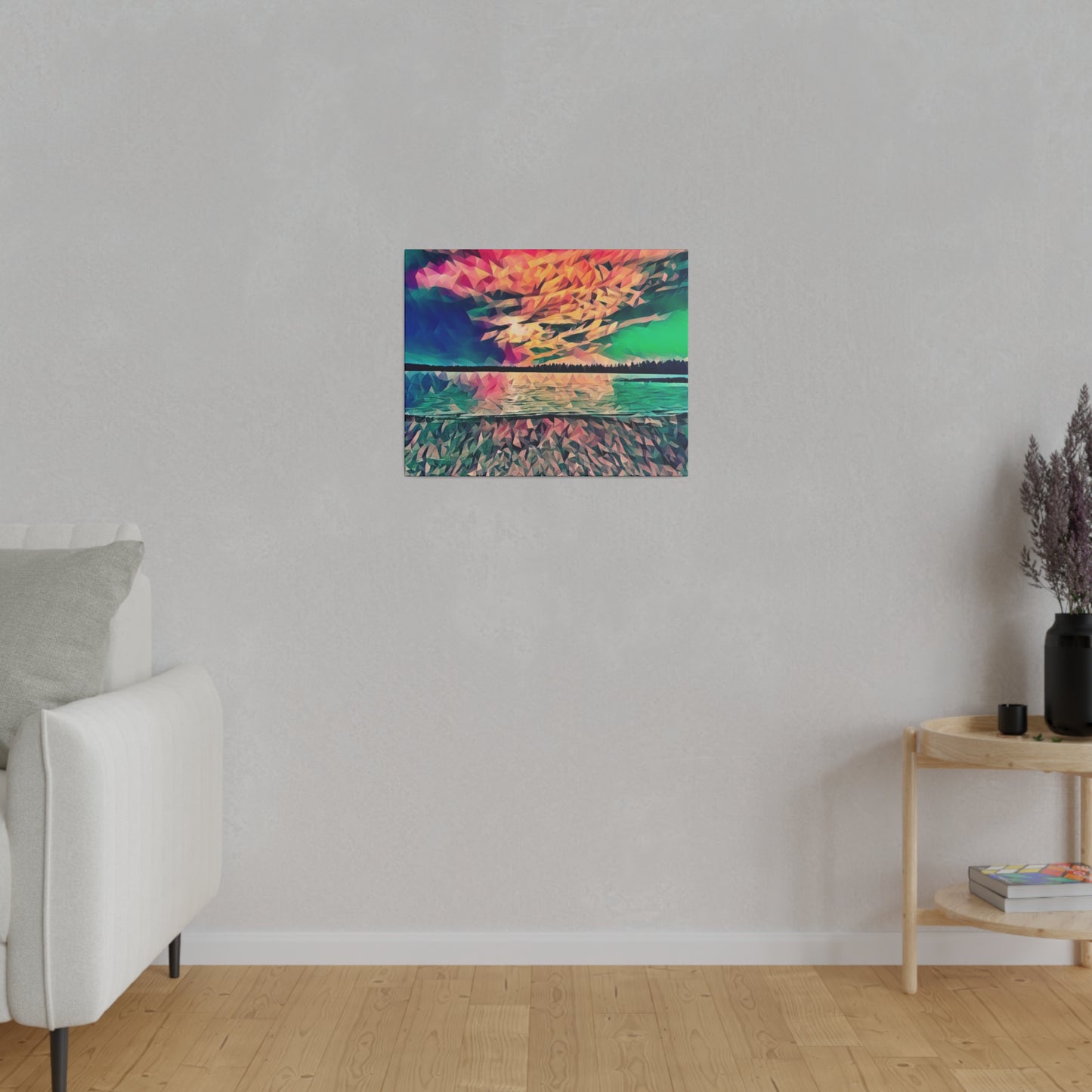 Canvas Art Print in Multiple Landscape Sizes from the Sunset Series at Intriguing Vistas