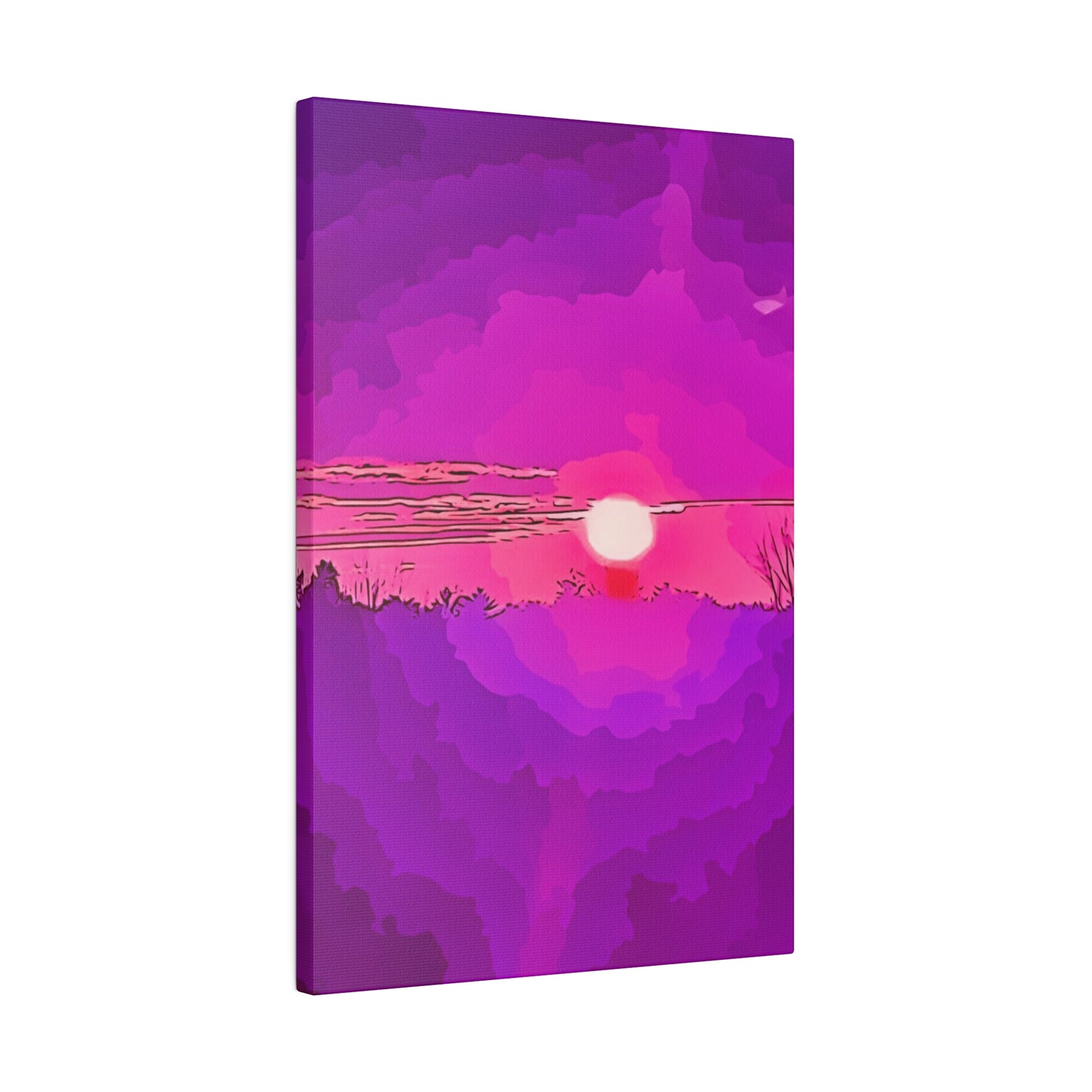 Canvas Print in Multiple Portrait Sizes from the Sunset Series at Intriguing Vistas