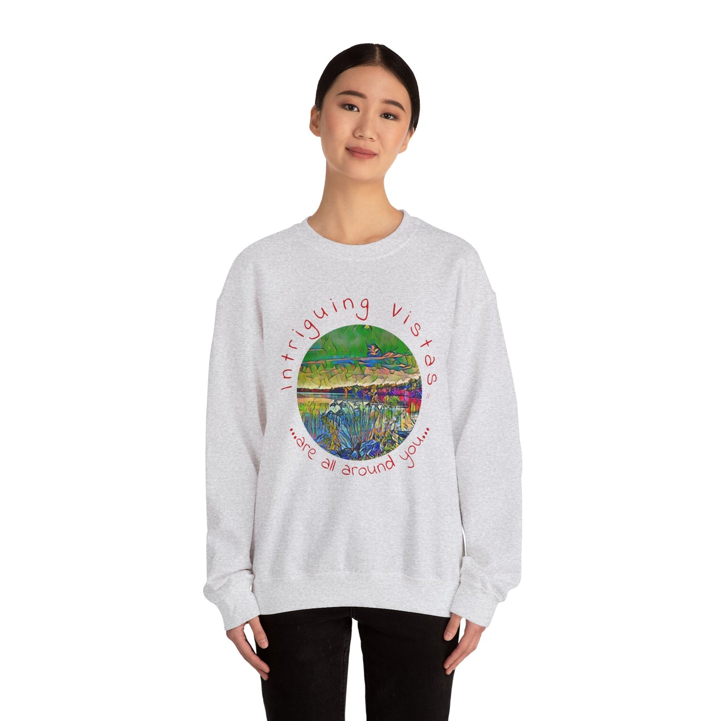 Gildan 18000 Unisex Adult Heavy Blend Crewneck Sweatshirt from the Scenery Series at Intriguing Vistas