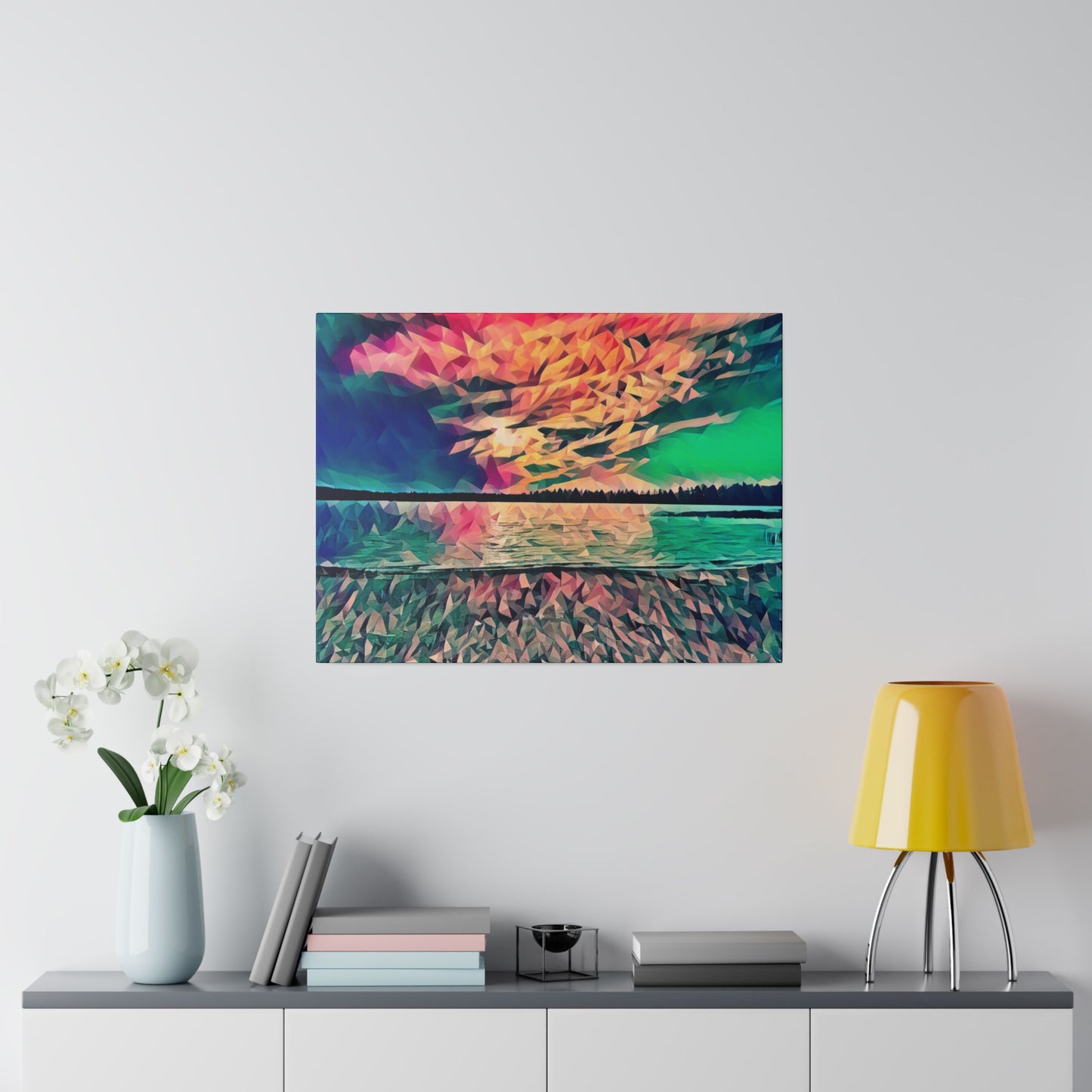 Canvas Art Print in Multiple Landscape Sizes from the Sunset Series at Intriguing Vistas