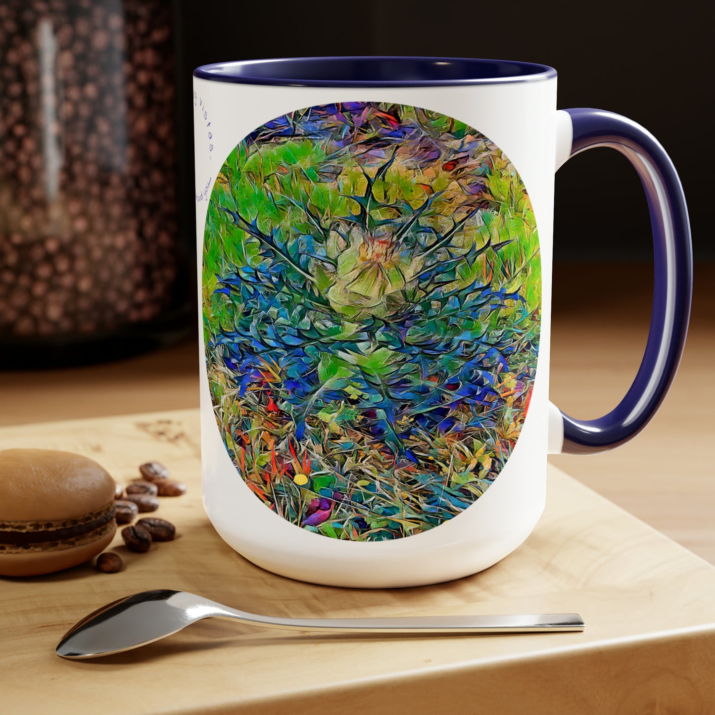 Intriguing Vistas™ Scenery Series Two-Tone Coffee Mugs, 15oz