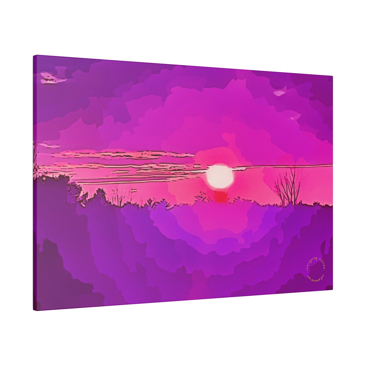 Intriguing Vistas™ Sunset Series Matte Canvas Print in 12 Horizontal Sizes!!