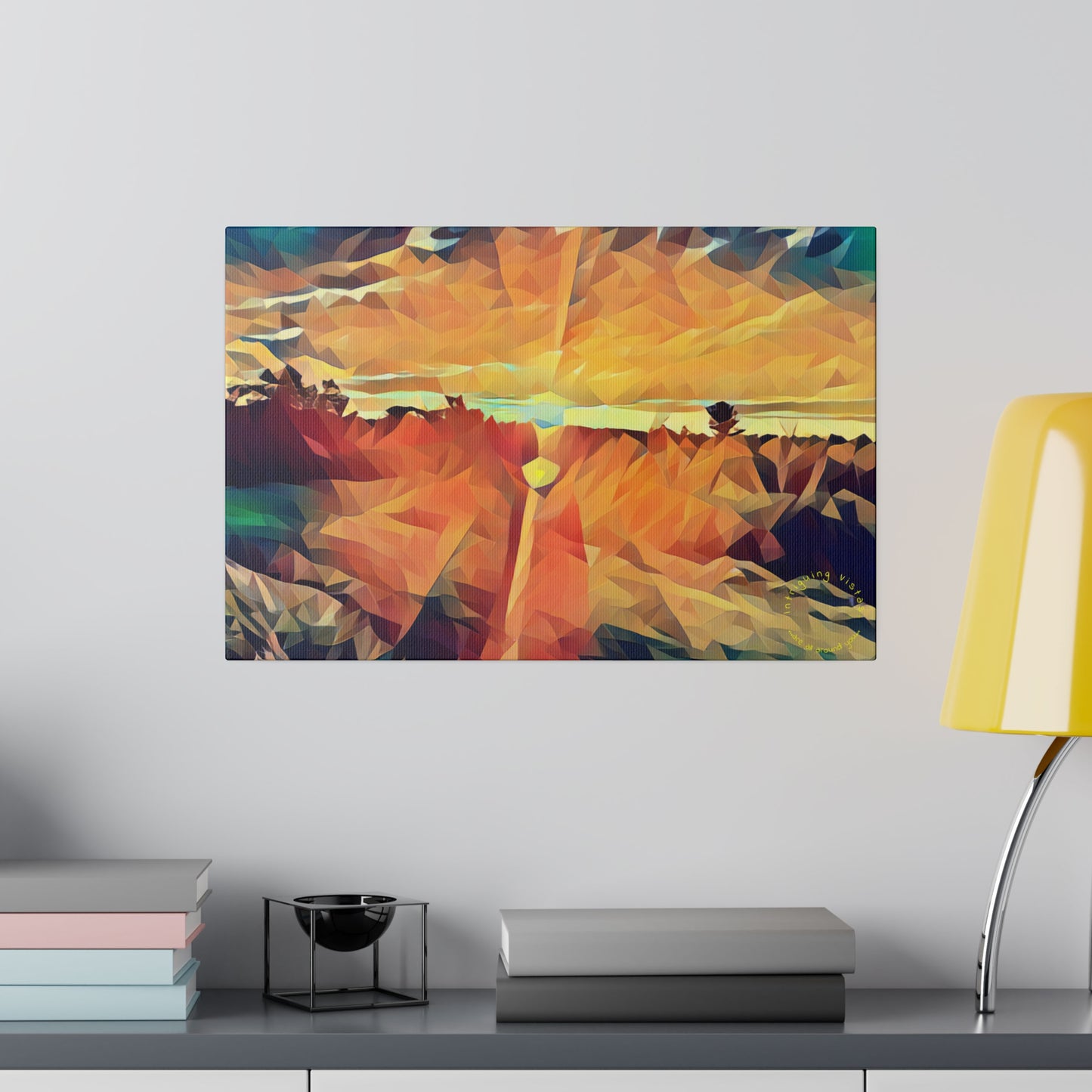 Intriguing Vistas™ Sunset Series Matte Canvas Print in 12 Horizontal Sizes!!