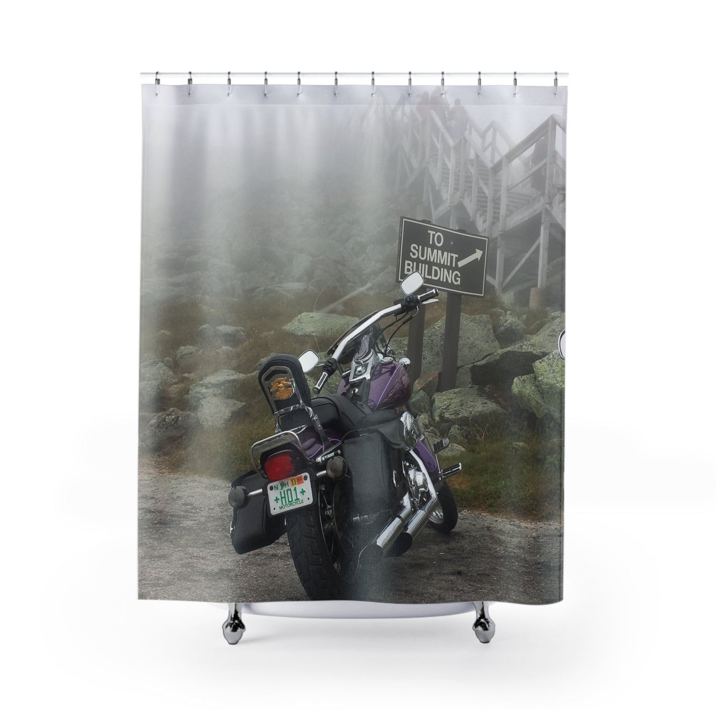 You Never Know What Awaits You Shower Curtain - Mt Washington Design for Bathrooms