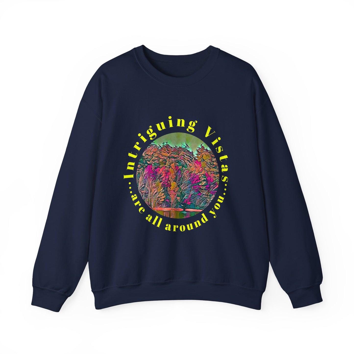 Gildan 18000 Unisex Adult Heavy Blend Crewneck Sweatshirt Available in Multiple Colors from the Scenery Series at Intriguing Vistas