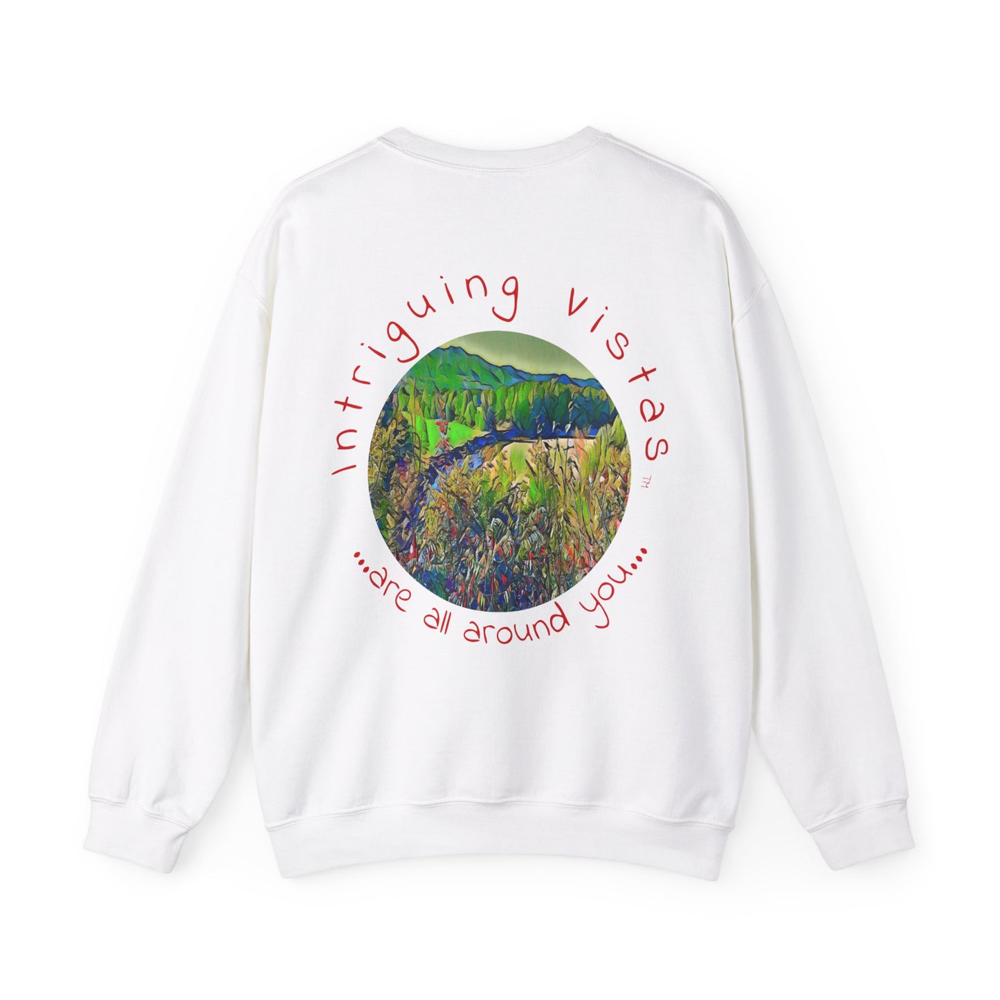 Intriguing Vistas™ Scenery Series Unisex Heavy Blend™ Crewneck Sweatshirt in 7 colors!!