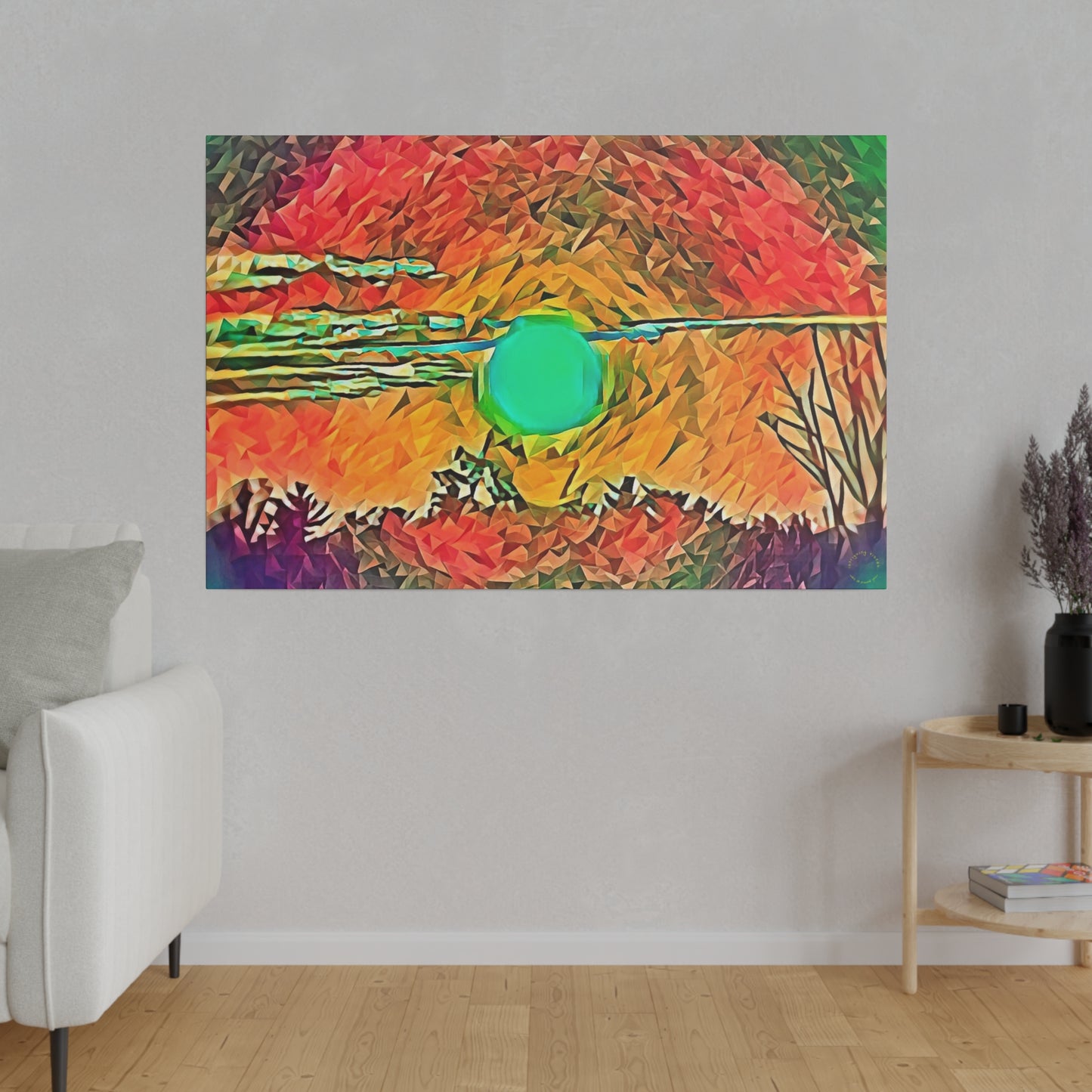 Intriguing Vistas™ Sunset Series Matte Canvas Print in 12 Landscape Sizes!!