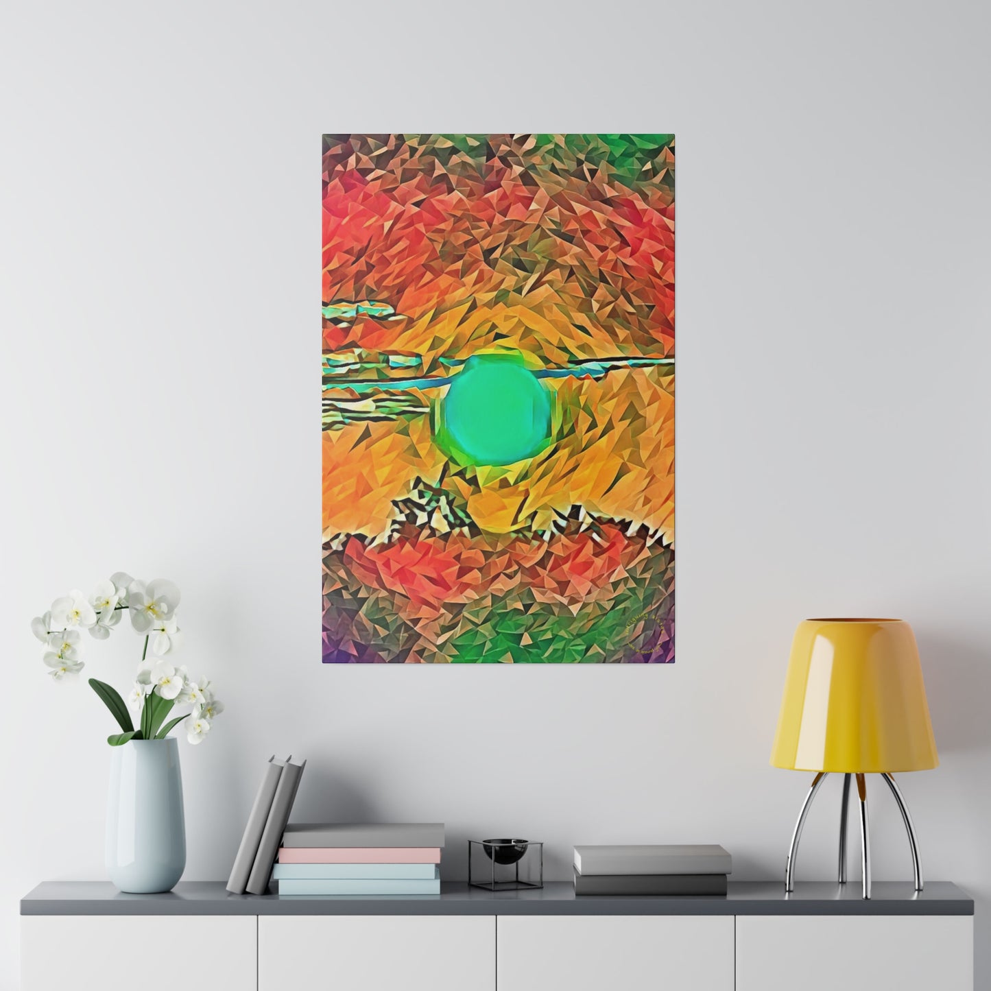 Intriguing Vistas™ Sunset Series Matte Canvas Print in 12 Portrait Sizes!!