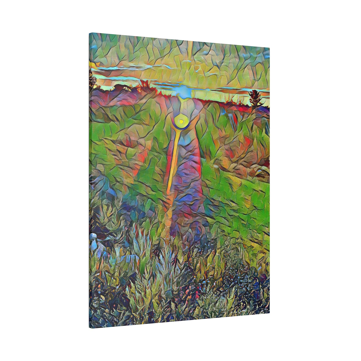 Canvas Print in Multiple Portrait Sizes from the Sunset Series at Intriguing Vistas