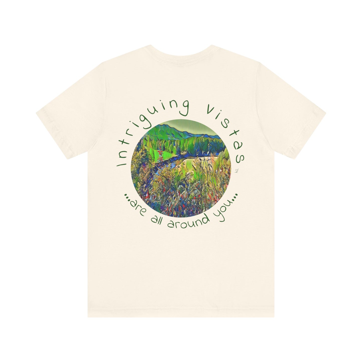 Intriguing Vistas™ Scenery Series Unisex Jersey Short Sleeve Tee