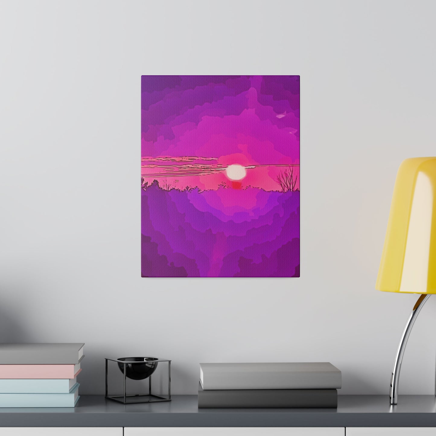 Canvas Print in Multiple Portrait Sizes from the Sunset Series at Intriguing Vistas