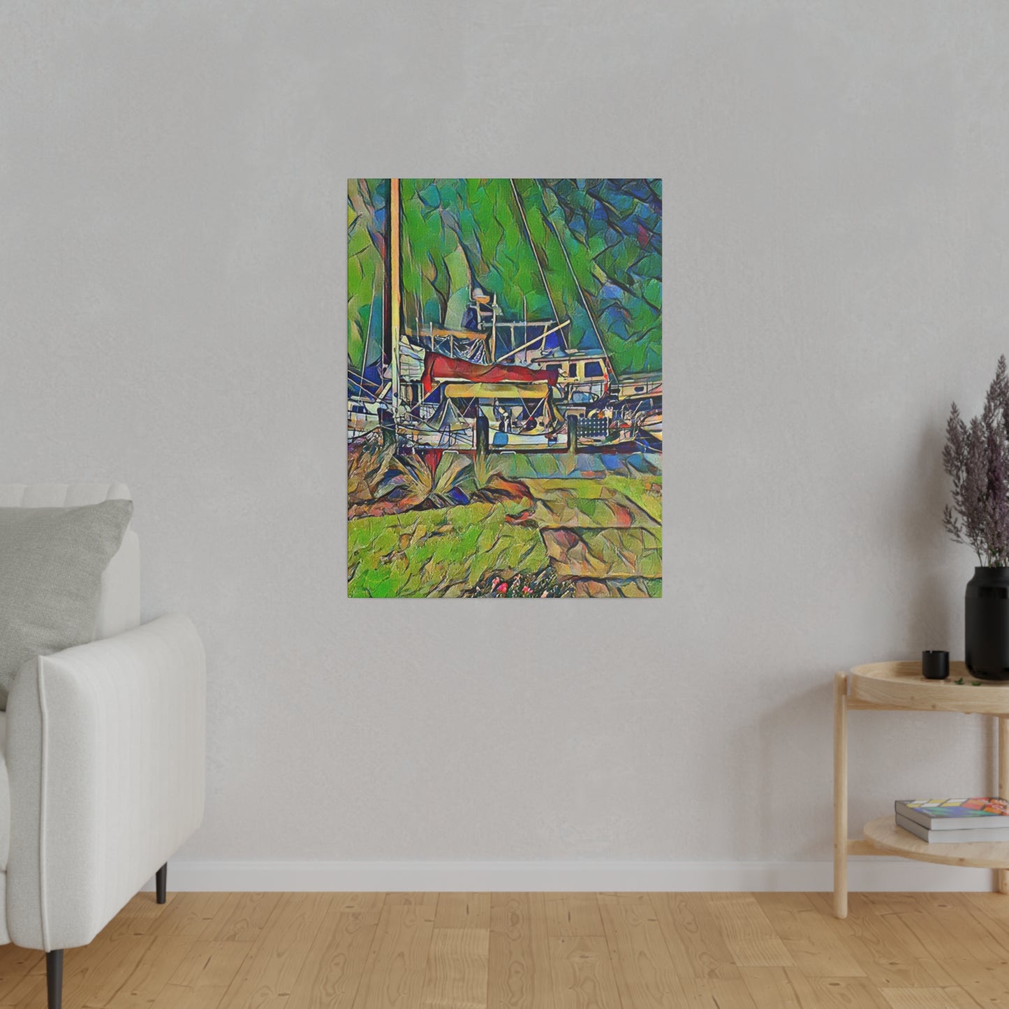 Intriguing Vistas™ Nautical Series Matte Canvas Print in 12 Portrait Sizes!!