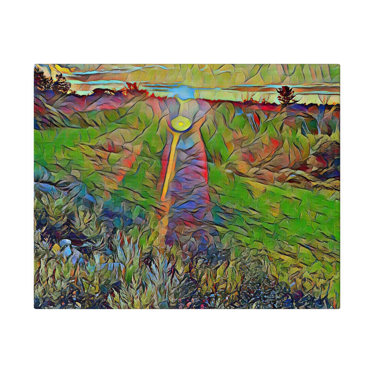 Canvas Art Print in Multiple Landscape Sizes from the Sunset Series at Intriguing Vistas