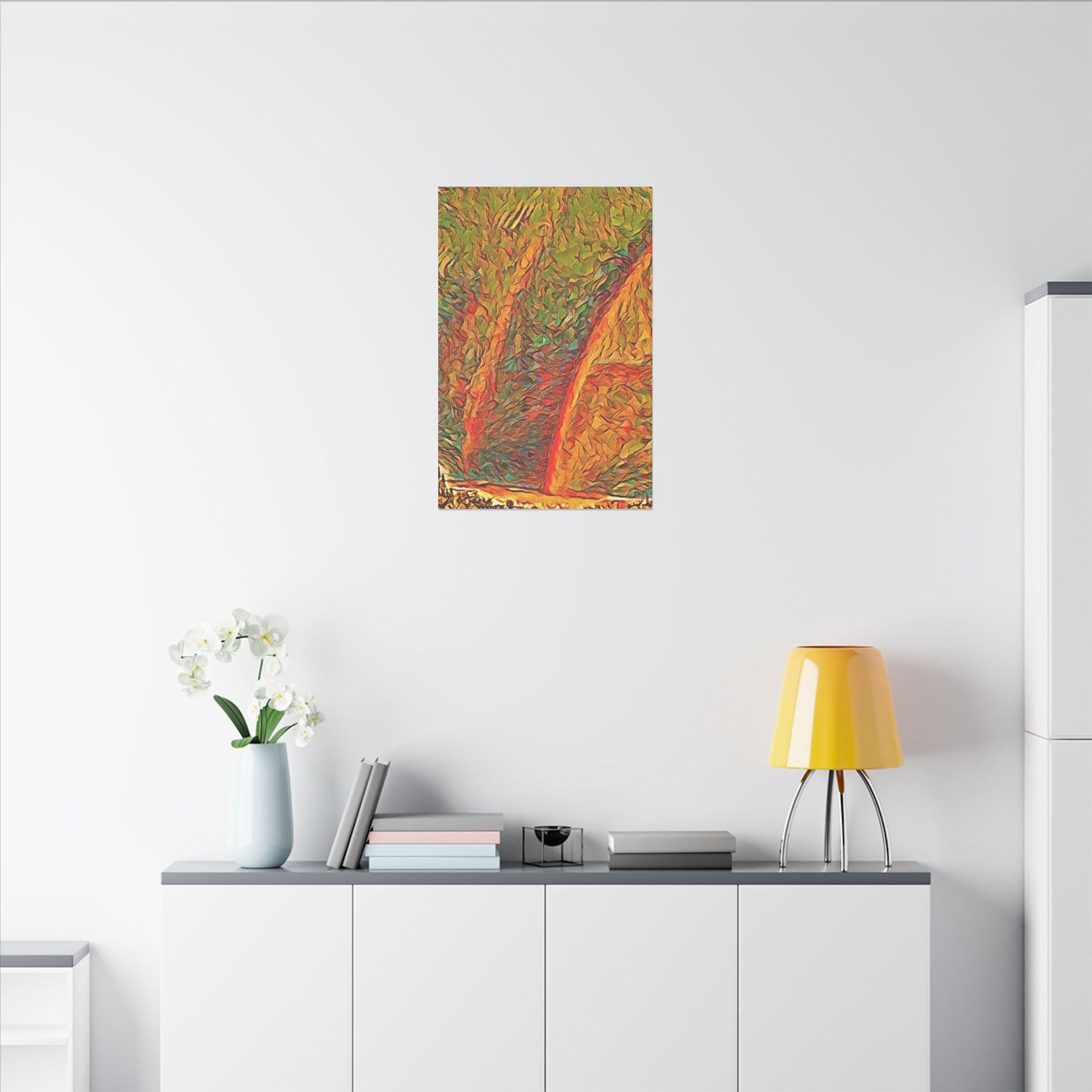 Canvas Print in Multiple Portrait Sizes from the Rainbow Series at Intriguing Vistas