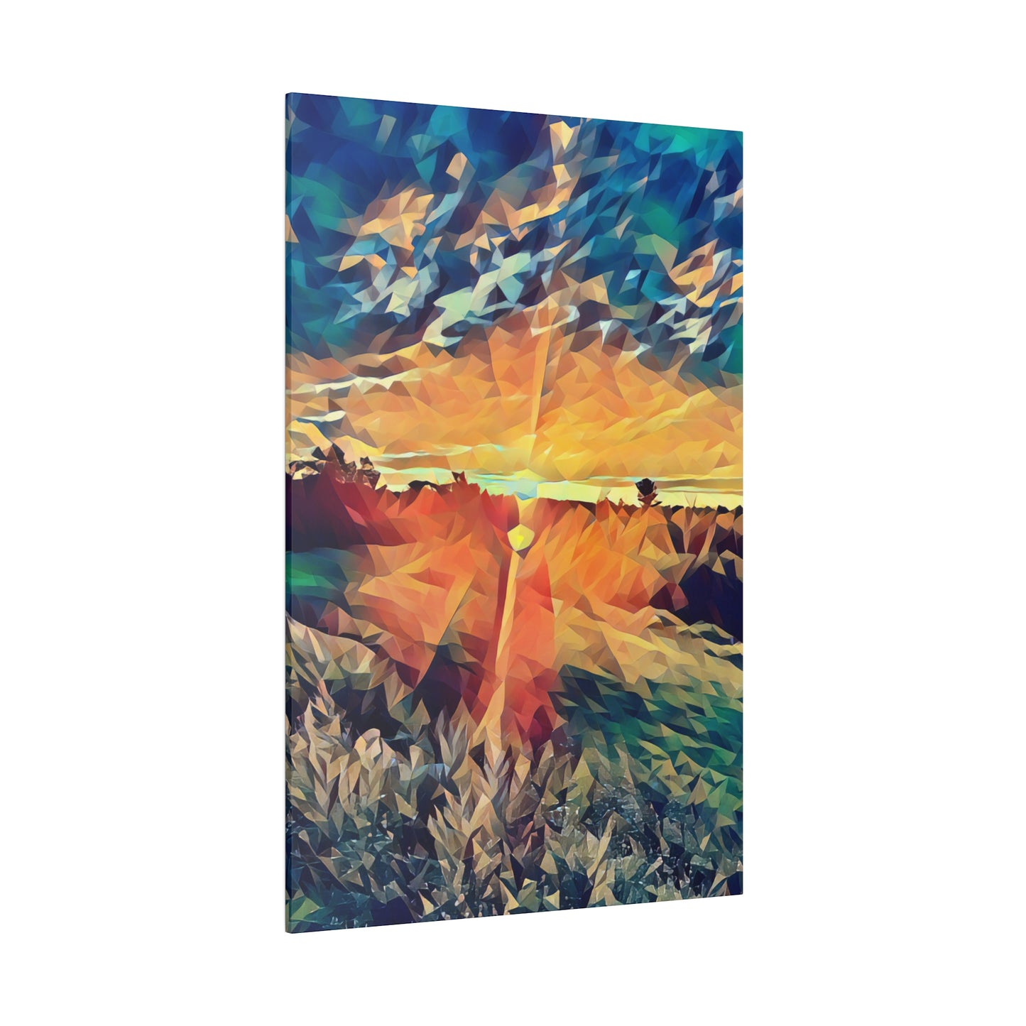 Canvas Print in Multiple Portrait Sizes from the Sunset Series at Intriguing Vistas