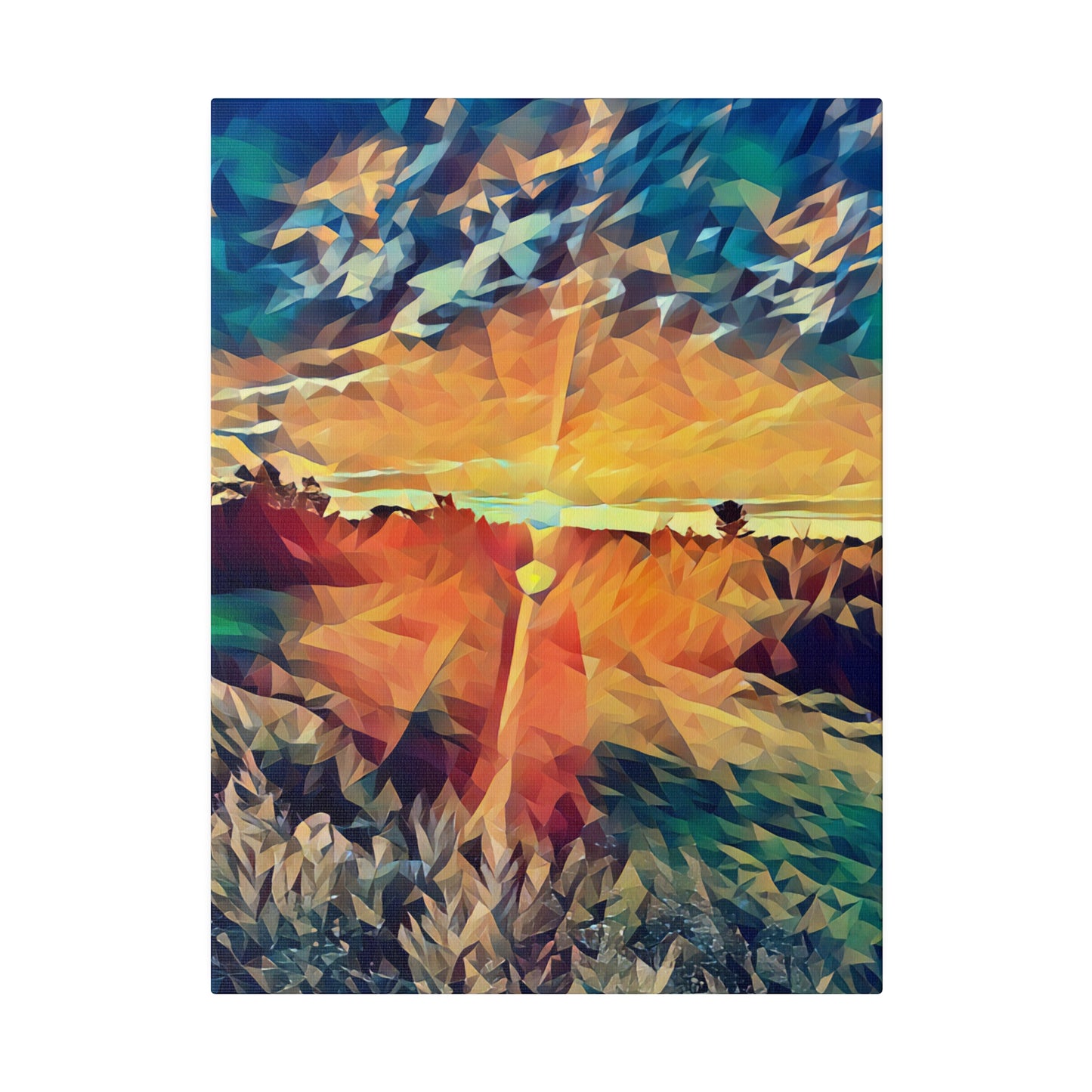 Canvas Print in Multiple Portrait Sizes from the Sunset Series at Intriguing Vistas