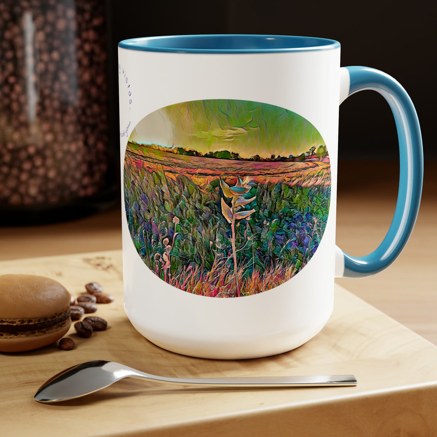 Intriguing Vistas™ Scenery Series Two-Tone Coffee Mugs, 15oz