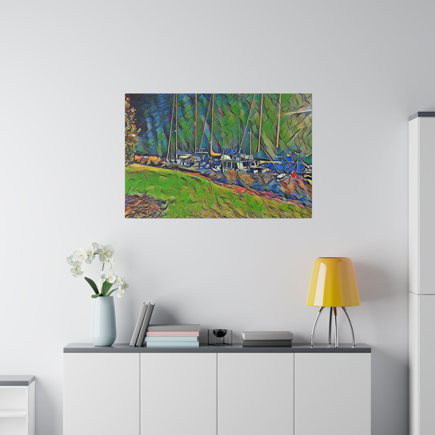 Canvas Art Print in Multiple Landscape Sizes from the Nautical Series at Intriguing Vistas