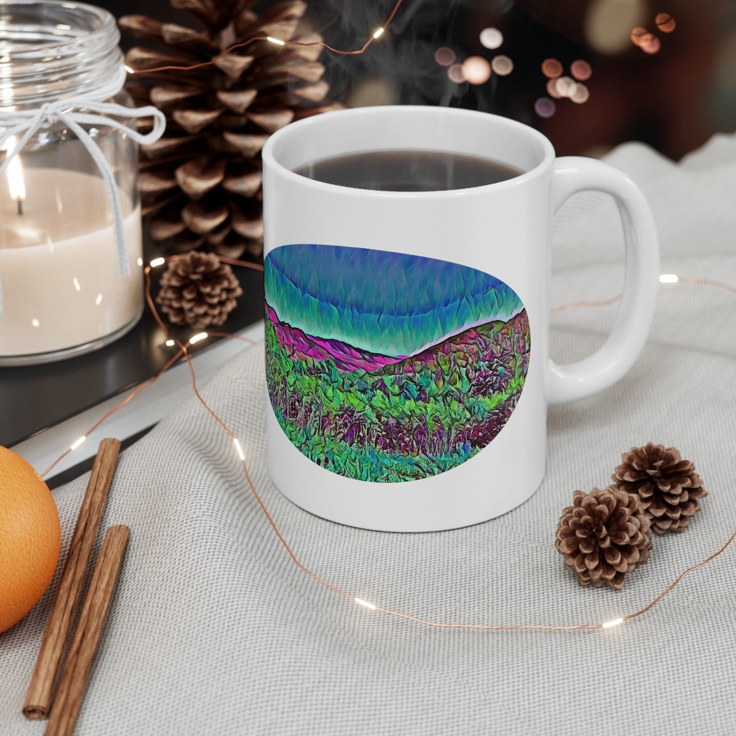 Intriguing Vistas™ Scenery Series Ceramic Mug 11oz