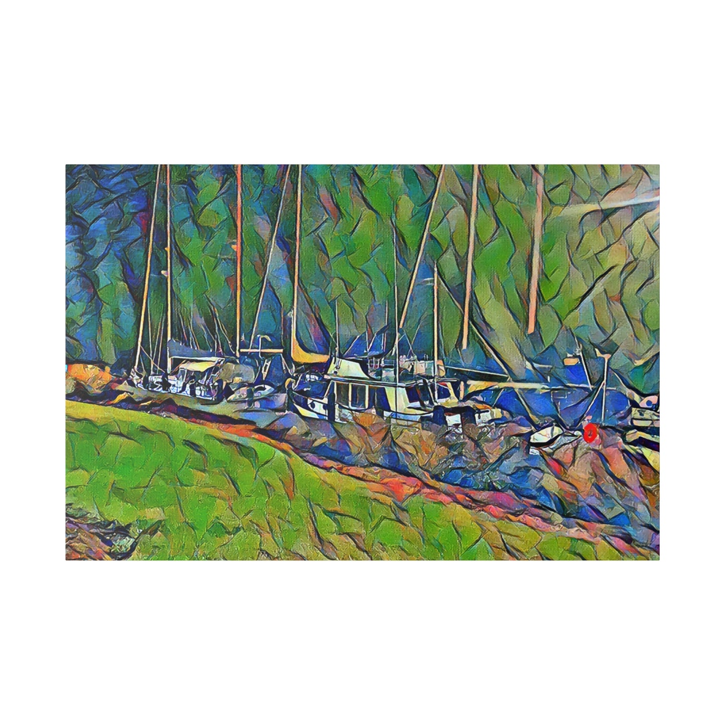 Canvas Art Print in Multiple Landscape Sizes from the Nautical Series at Intriguing Vistas