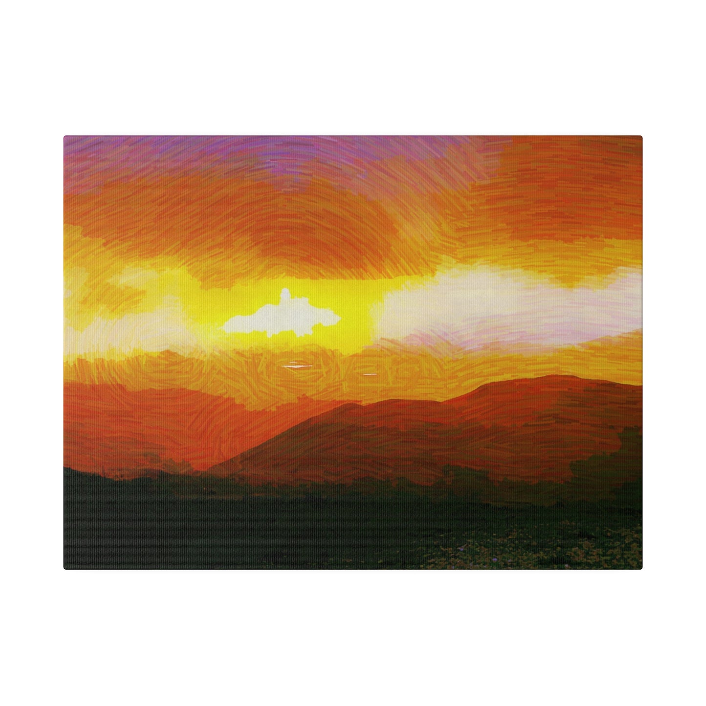 Canvas Print in Multiple Landscape Sizes from the Sunset Series at Intriguing Vistas