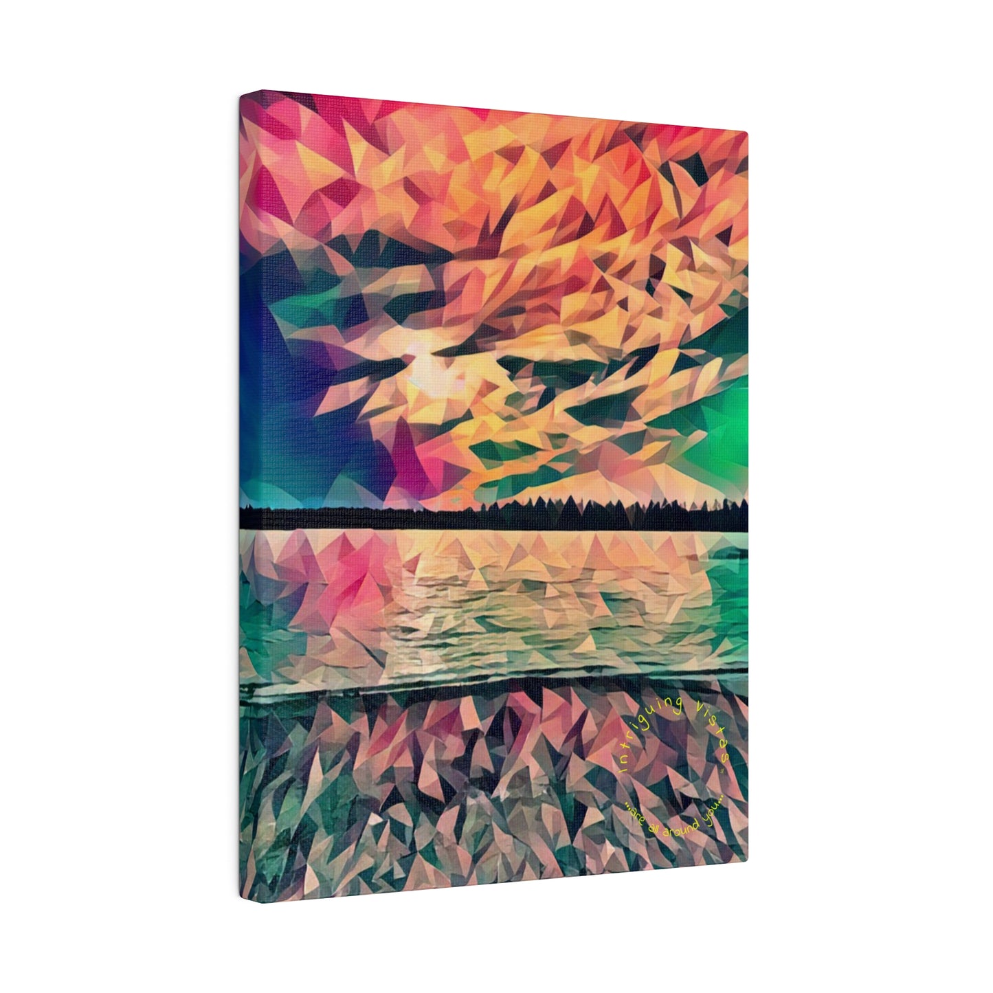 Intriguing Vistas™ Sunset Series Matte Canvas Print in 12 Portrait Sizes!!