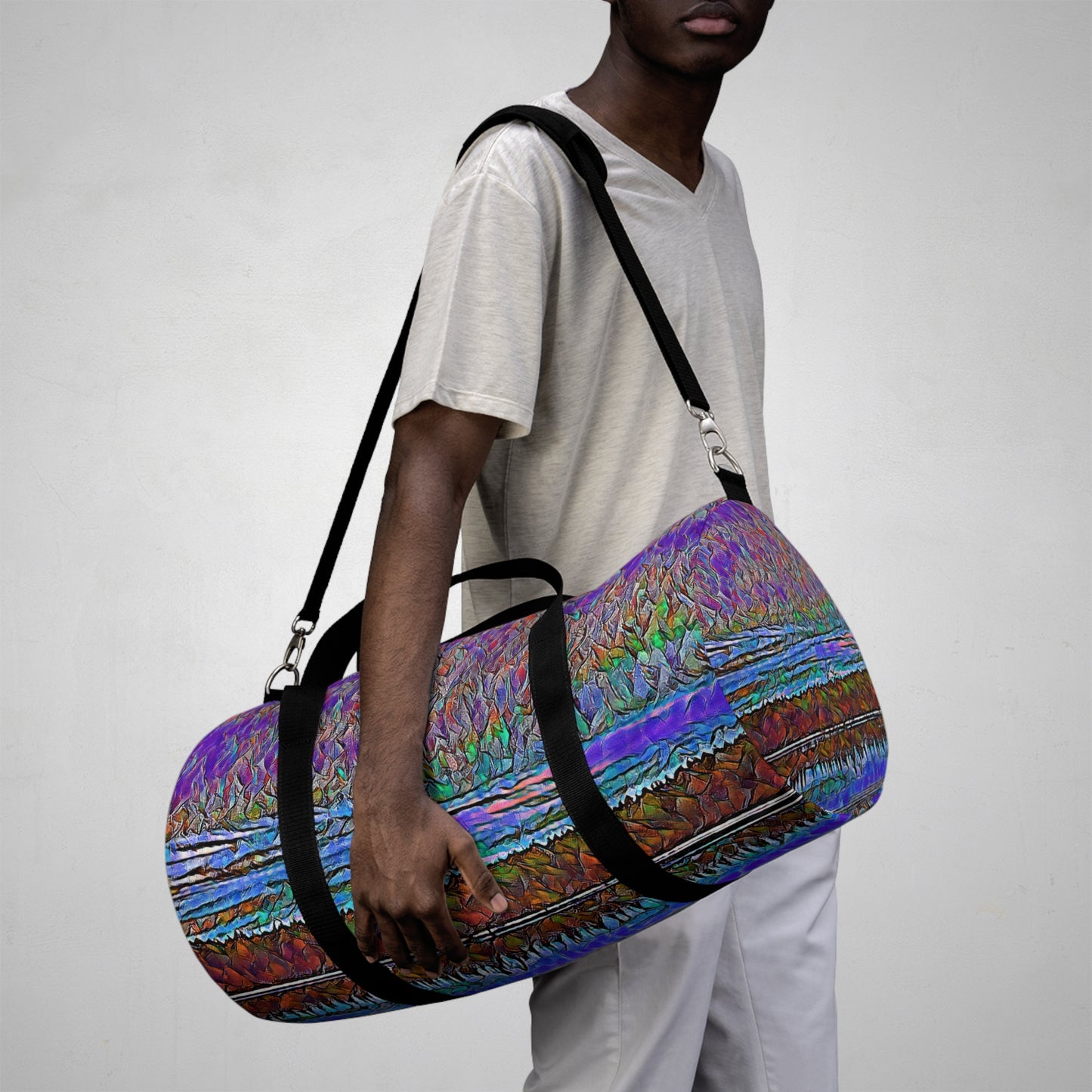 Custom Duffel Bag available in two sizes from the Scenery Series at Intriguing Vistas