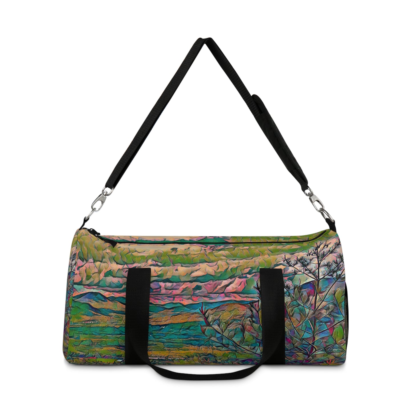 Custom Duffel Bag available in two sizes from the Scenery Series at Intriguing Vistas