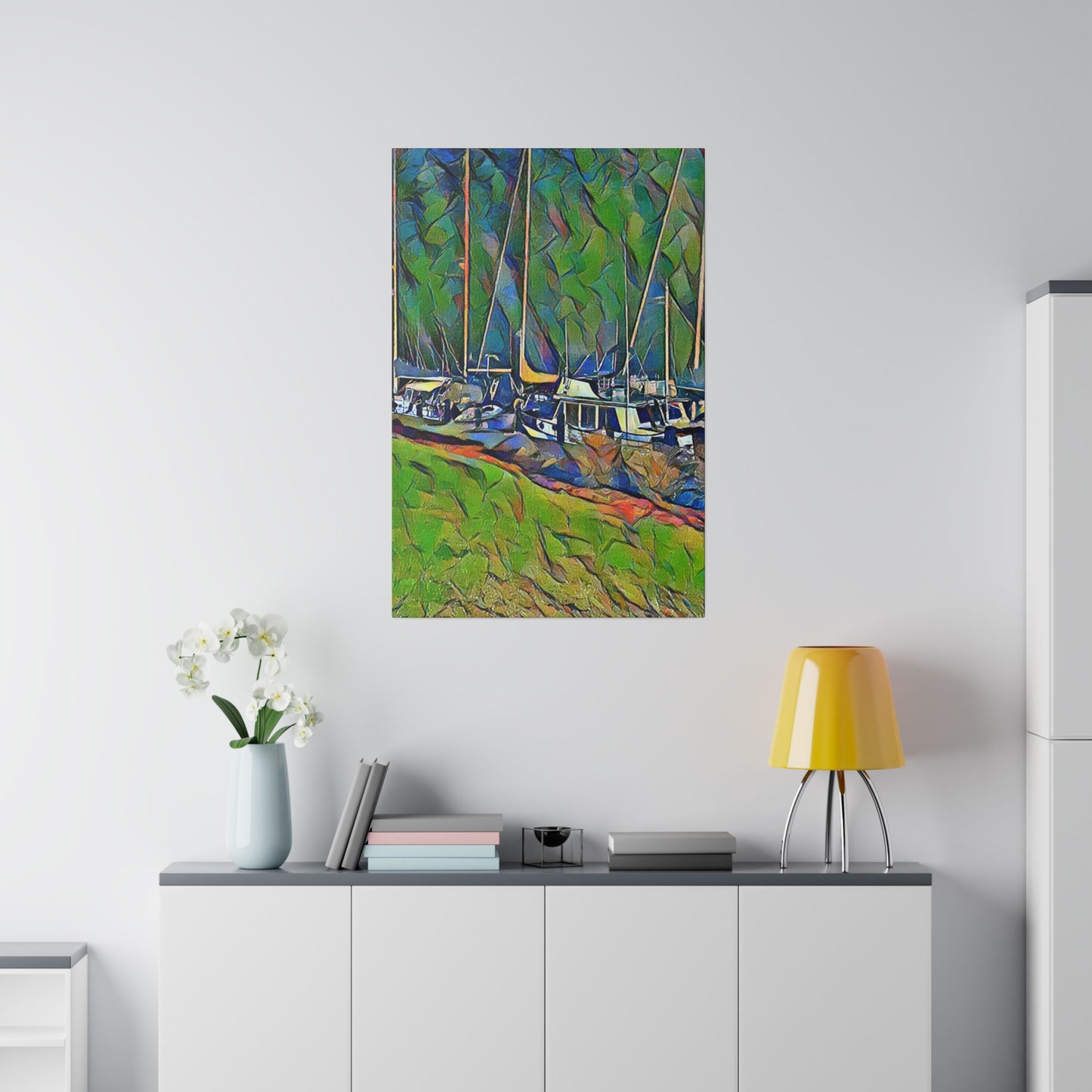 Intriguing Vistas™ Nautical Series Matte Canvas Print in 12 Portrait Sizes!!